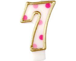 Nummer Kaars 7 voor een Girl