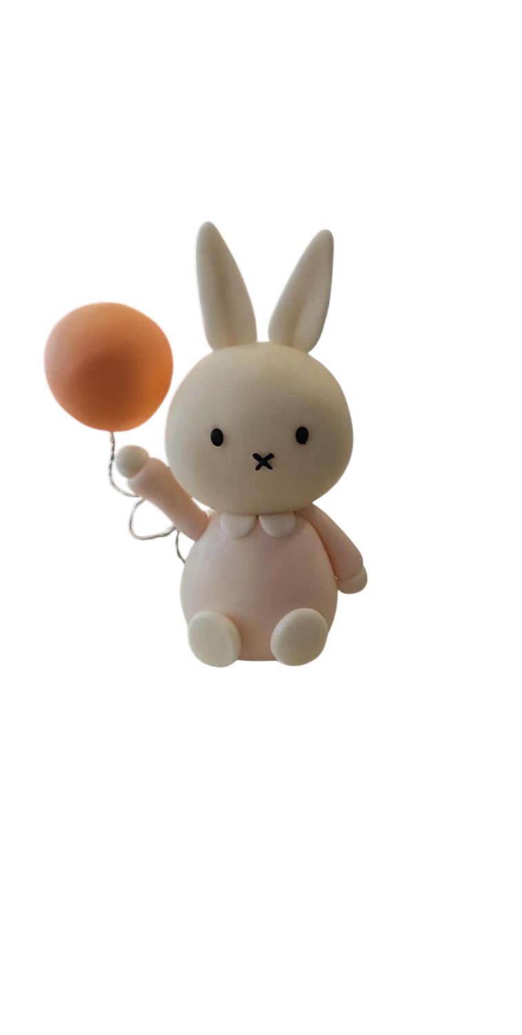 Nijntje met ballon roze