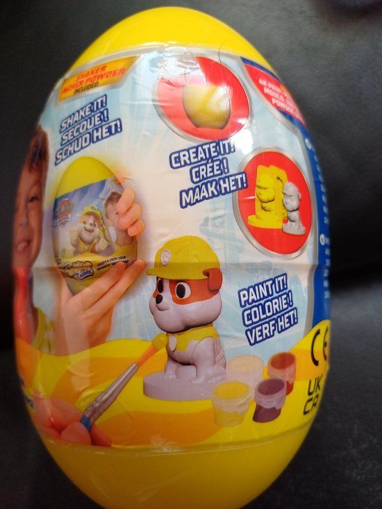 Paw patrol shaker geel