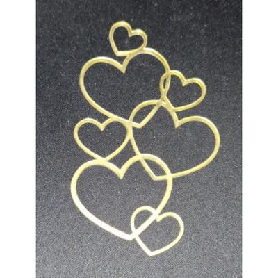 Fronter Hart Goud acryl