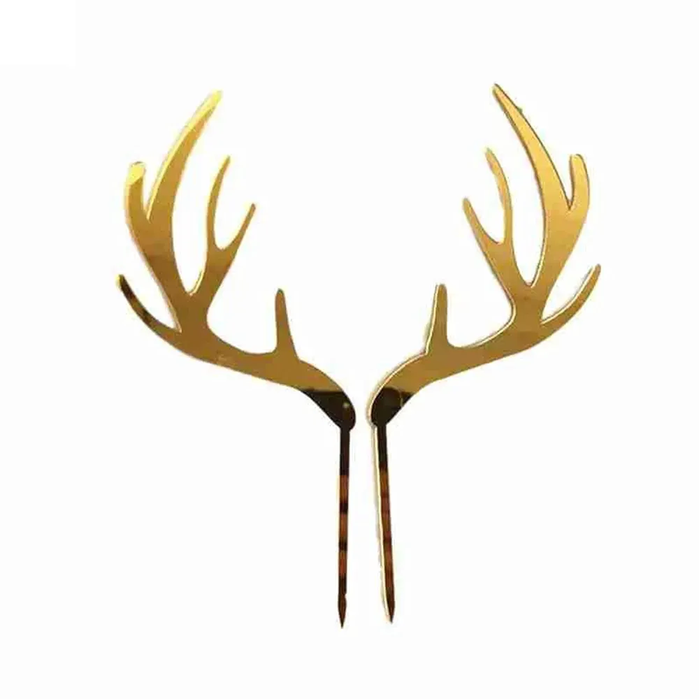 Cake Topper – Gewei (ca. 11 x 16 cm, Acryl)