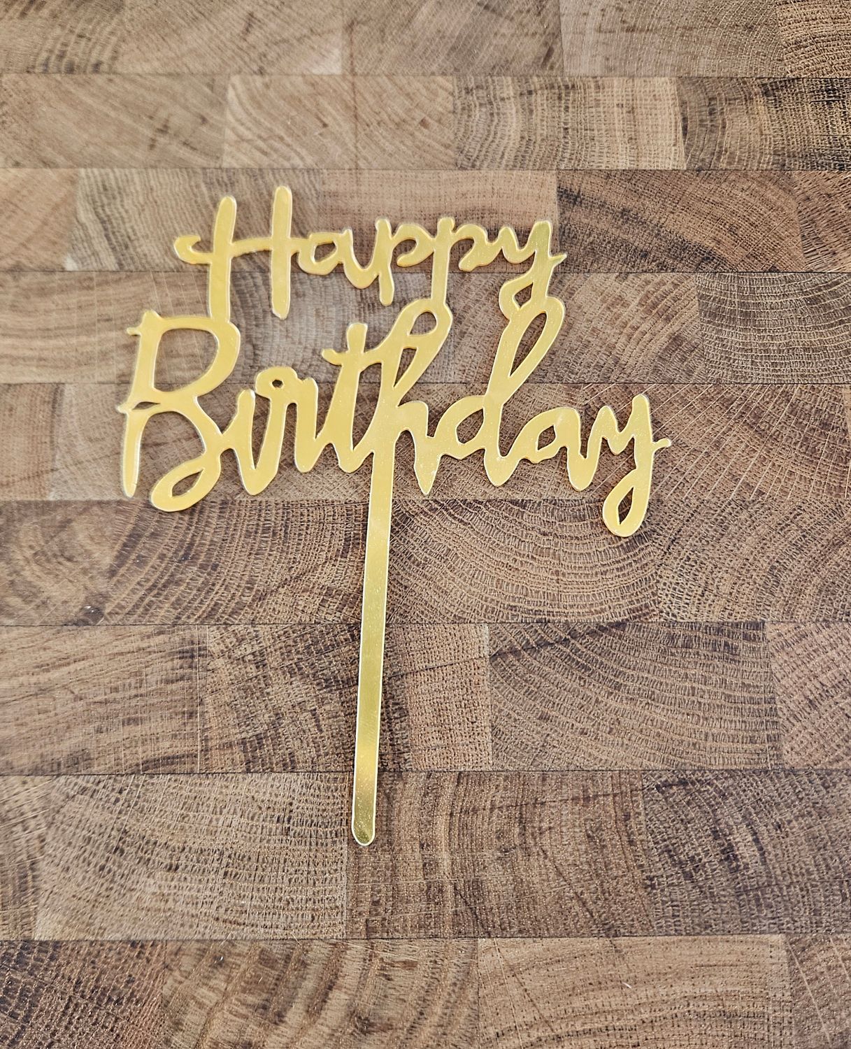 Cake Topper – Happy Birthday