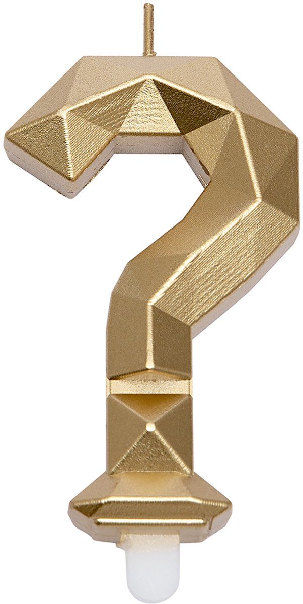 Cijferkaars Geo Goud Vraagteken?