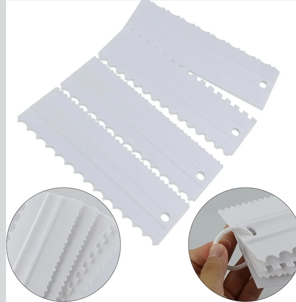 4-delige botercrème schraper set