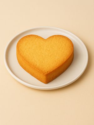 Kapsel kant en klaar 20 cm Hartvorm