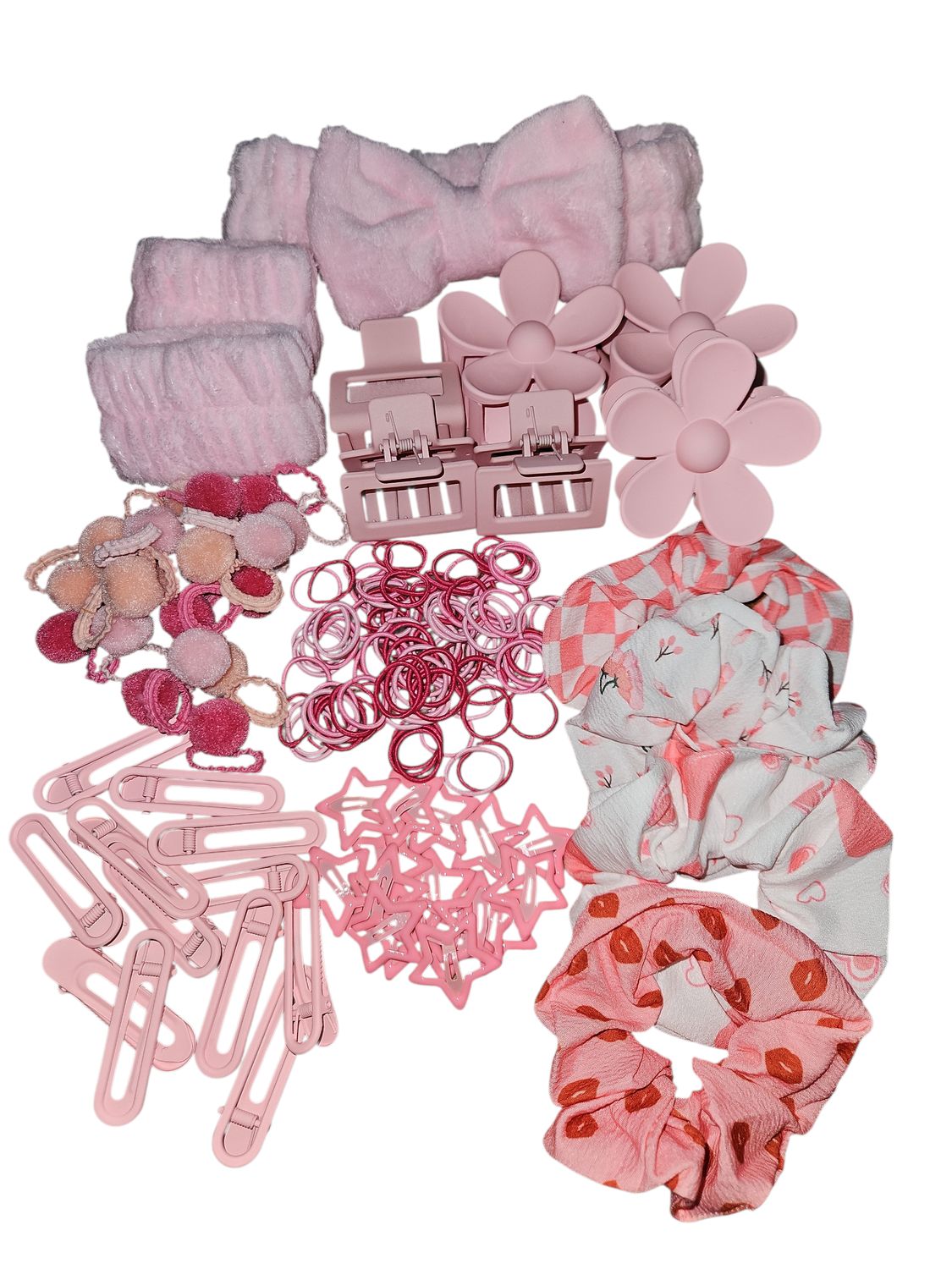Roze Haaraccessoires Set in gift box