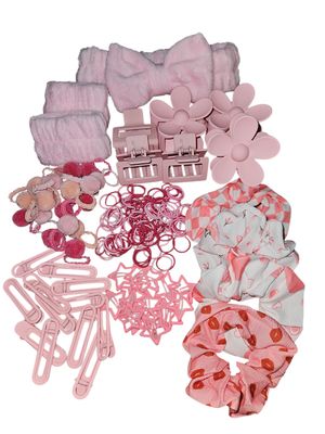 Roze Haaraccessoires Set in gift box