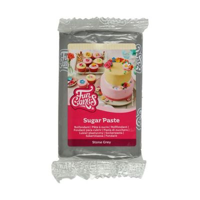 Funcakes Rolfondant STONE GREY 250 G Funcakes Rolfondant STONE GREY 250 G