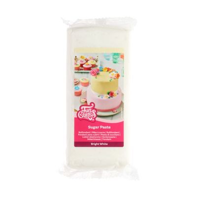 Funcakes Rolfondant BRIGHT WHITE 1 KG Funcakes Rolfondant BRIGHT WHITE 1 KG
