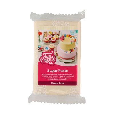 Funcakes Rolfondant ELEGANT IVORY 250 G Funcakes Rolfondant ELEGANT IVORY 250 G