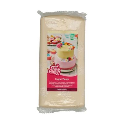 Funcakes Rolfondant ELEGANT IVORY 1 KG Funcakes Rolfondant ELEGANT IVORY 1 KG