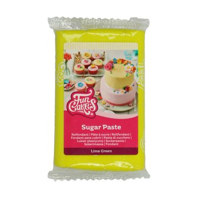 Funcakes Rolfondant LIME GREEN 250 G Funcakes Rolfondant LIME GREEN 250 G