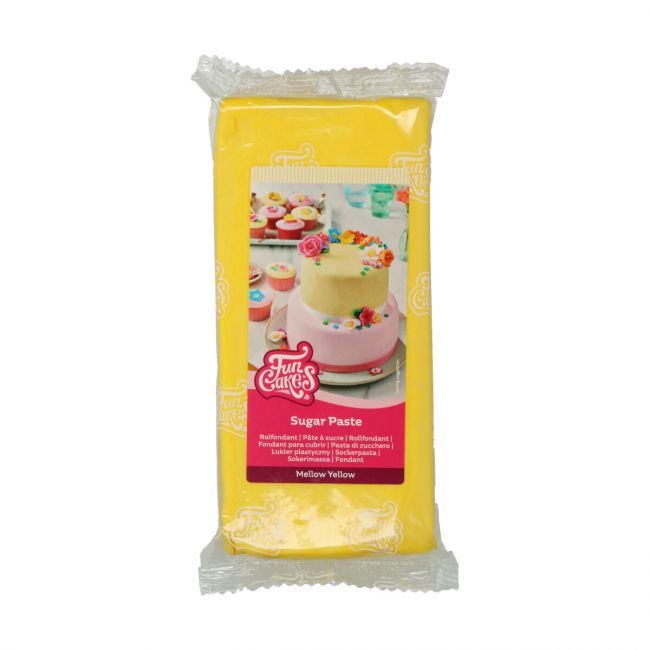 Funcakes Rolfondant MELLOW YELLOW 1 KG