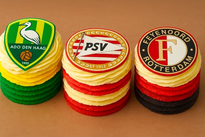 Bento Cake Voetbalclub – Mini-taart in jouw teamkleuren!