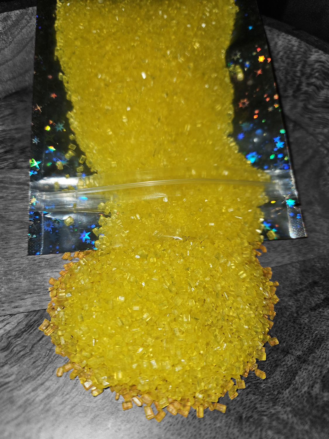 Suikerkristallen Geel 100 g