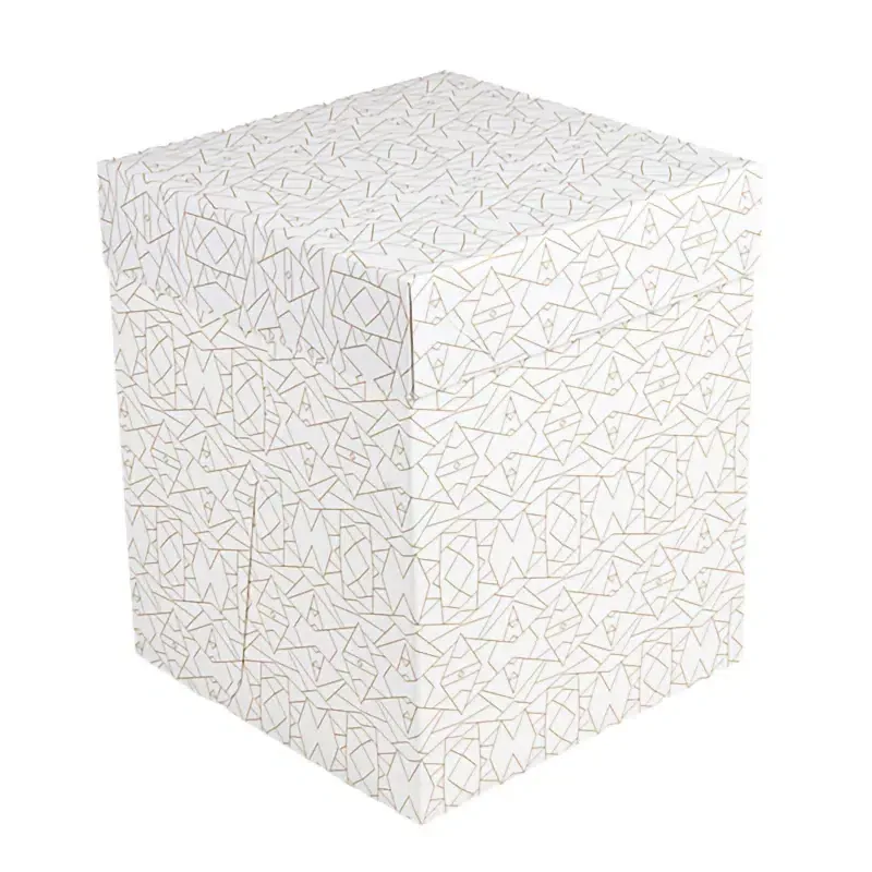 Gedecoreerde kartonnen doos voor Taarten – 25,4 x 25,4 x 30,5 cm