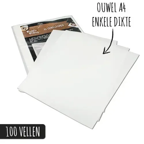 Ouwelpapier A4 – 100 vellen