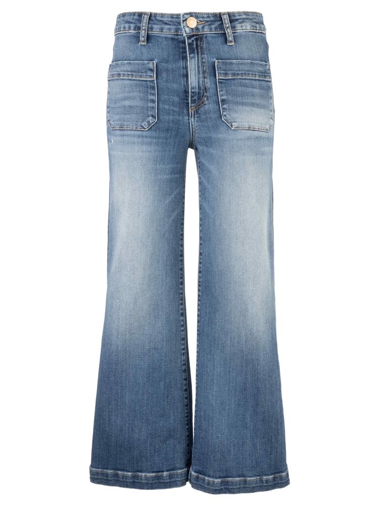 Meg High Rise Wide Leg Patch Pkt Reg Hem, Size: 00, Color: EFFECTIVENESS