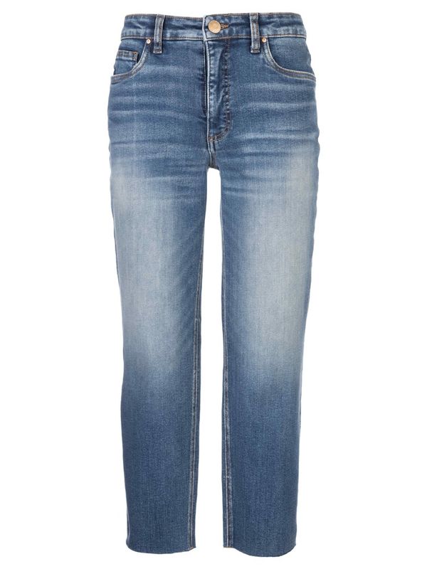 Rachael High Rise Fab Ab Mom Raw Hem