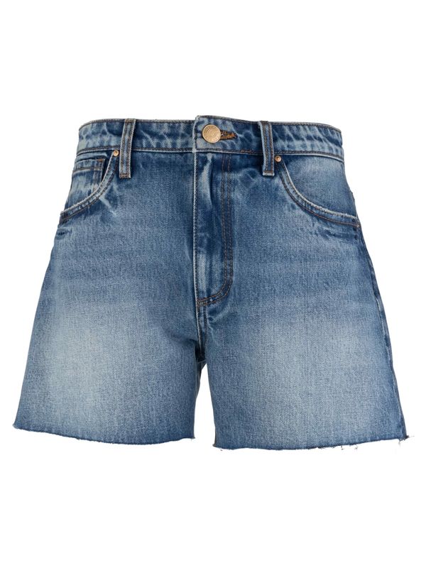 Taylor High Rise Shorts W/Raw Hem