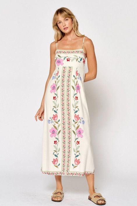 Cami Floral Print Maxi Dress