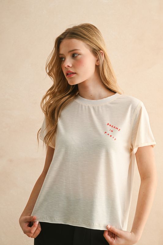 Paris Printed Graphic TShirt