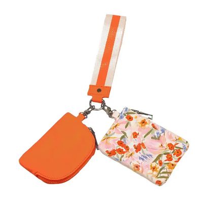 Summer Spritz Dual Pouch Wristlet