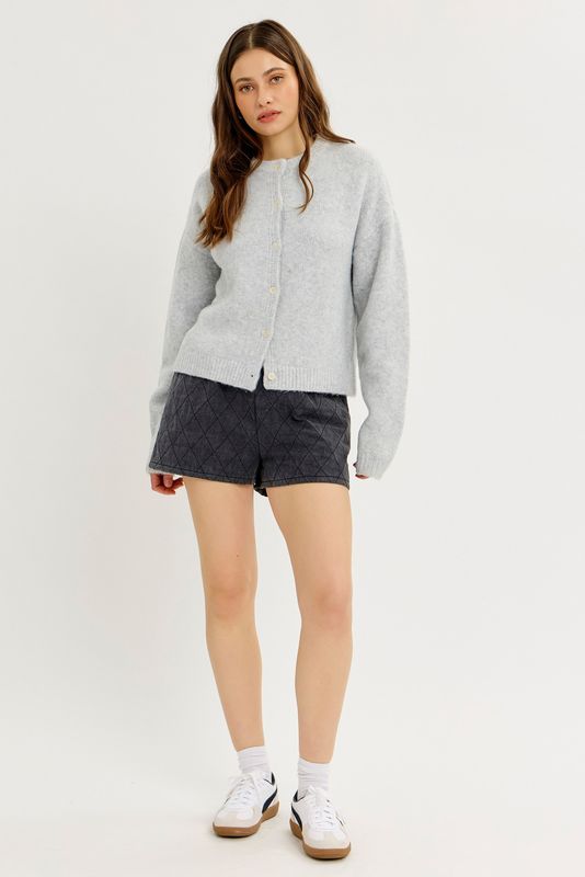Oversized Button Down Cardigan