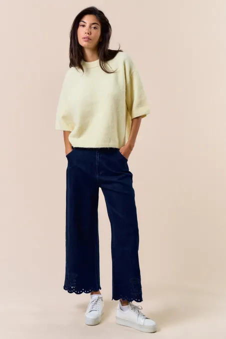 Elbow Sleeve Sweater Top