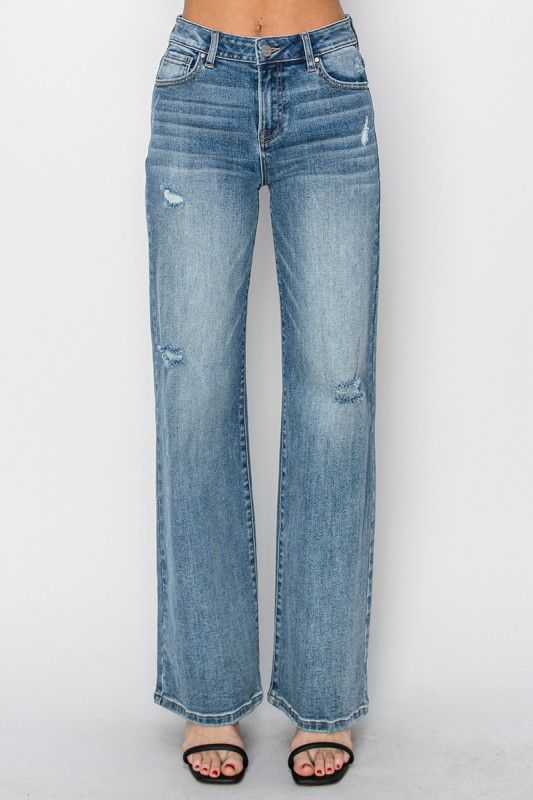 High Rise Wide Leg Vintage, Color: MED, Size: 0