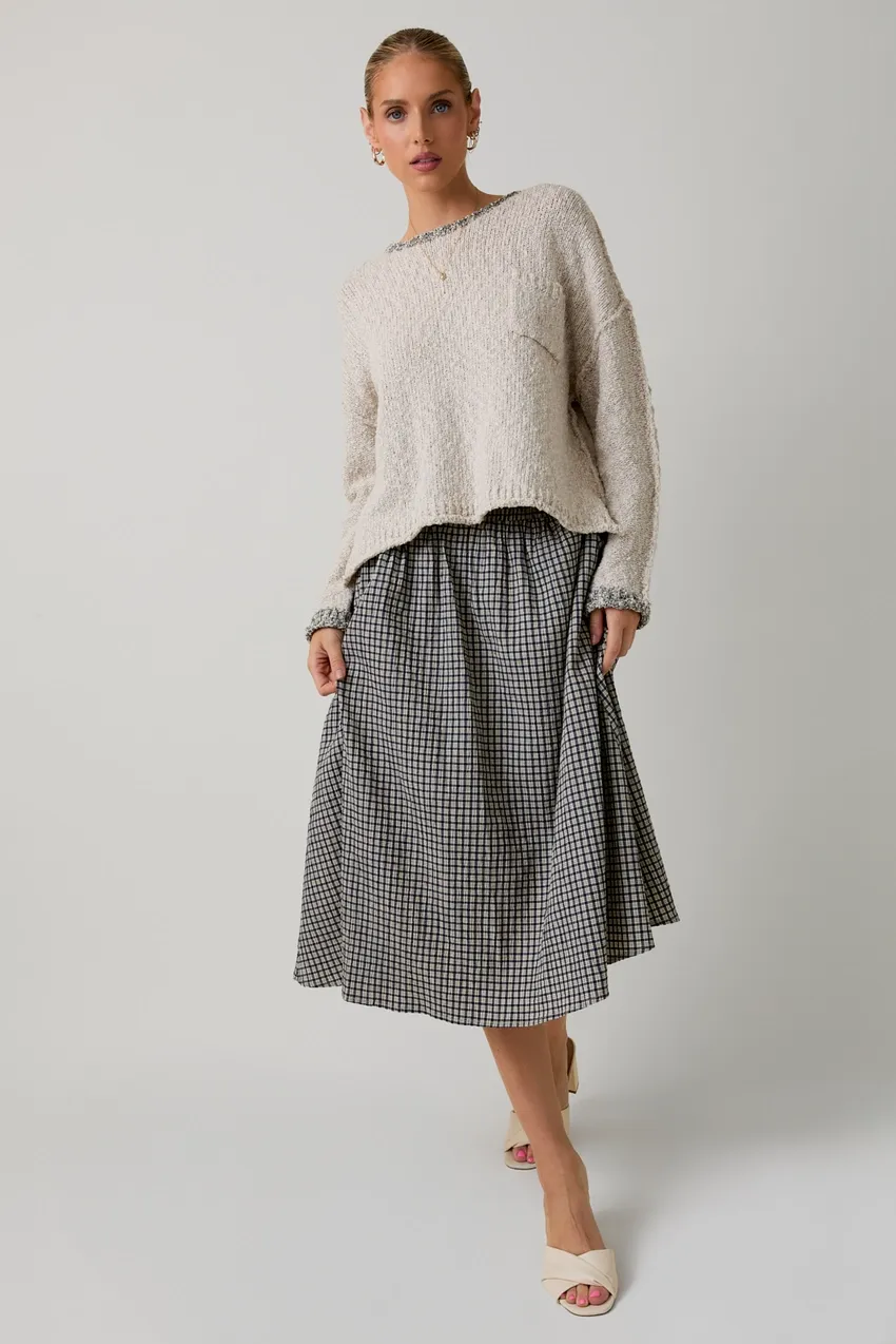 Boatneck L/S Sweater