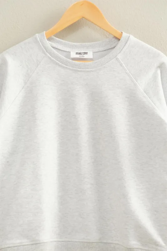 Crewneck Raglan Slv Sweatshirt