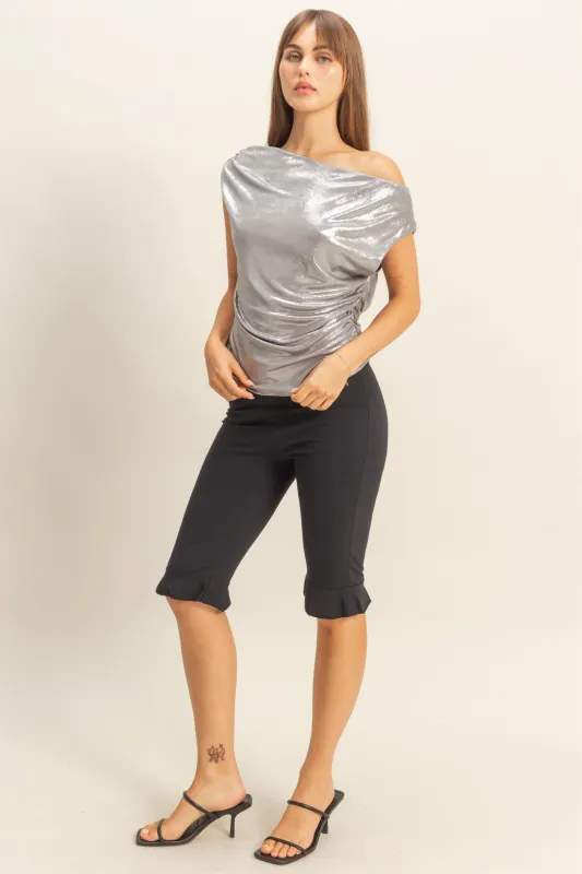 Asymmetrical Draped Top