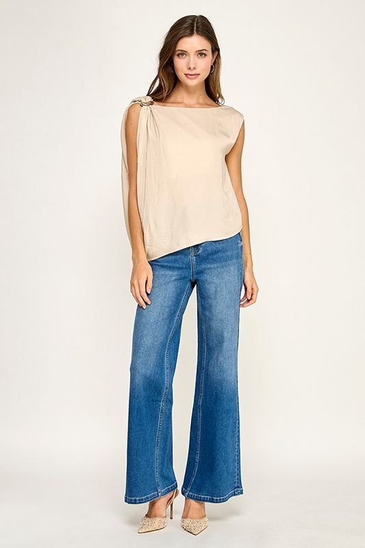 Buckle Detail Blouse