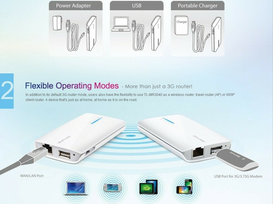 TP-Link N150 Router portátil inalámbrico 3G/4G con modo AP/WISP/router. / Precio: US$ 28.00