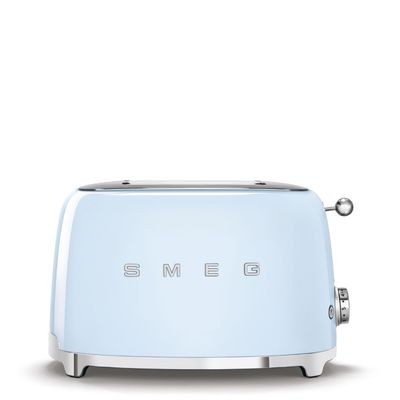 Smeg Toaster Retro-style Pastel Blue Glossy