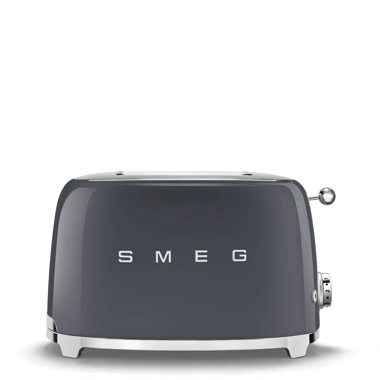 Smeg Toaster Retro-style Slate Gray Glossy