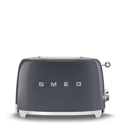 Smeg Toaster Retro-style Slate Gray Glossy