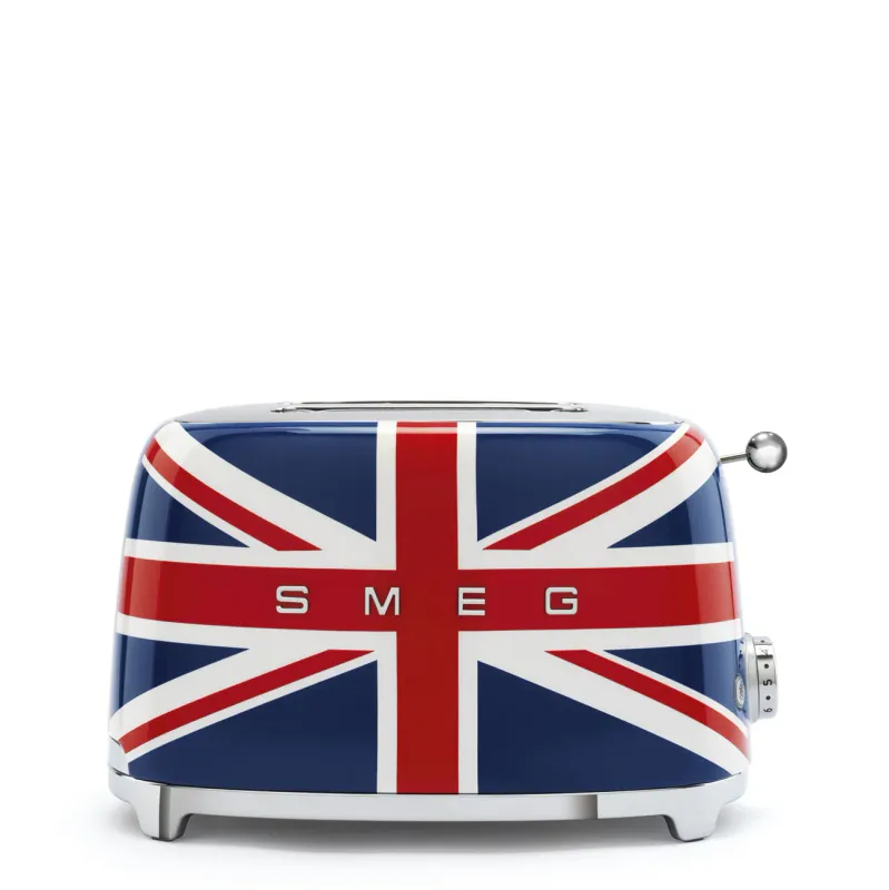 Smeg Toaster Retro-style British Flag Glossy