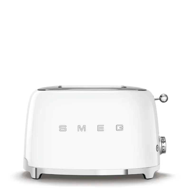Smeg Toaster Retro-style White Glossy