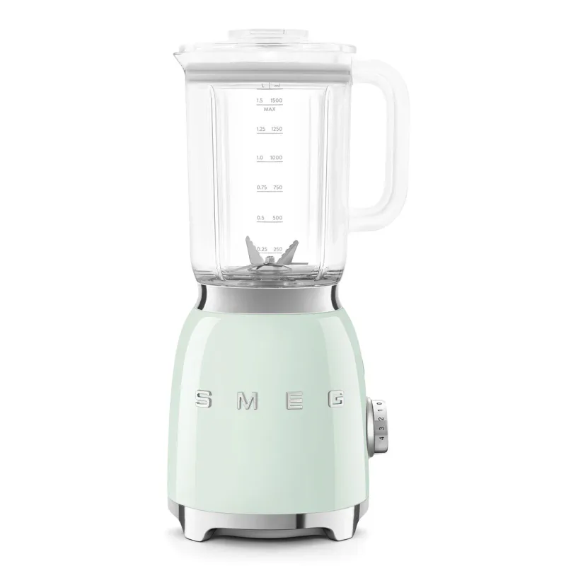 Smeg Blender Retro-style Pastel Green Glossy