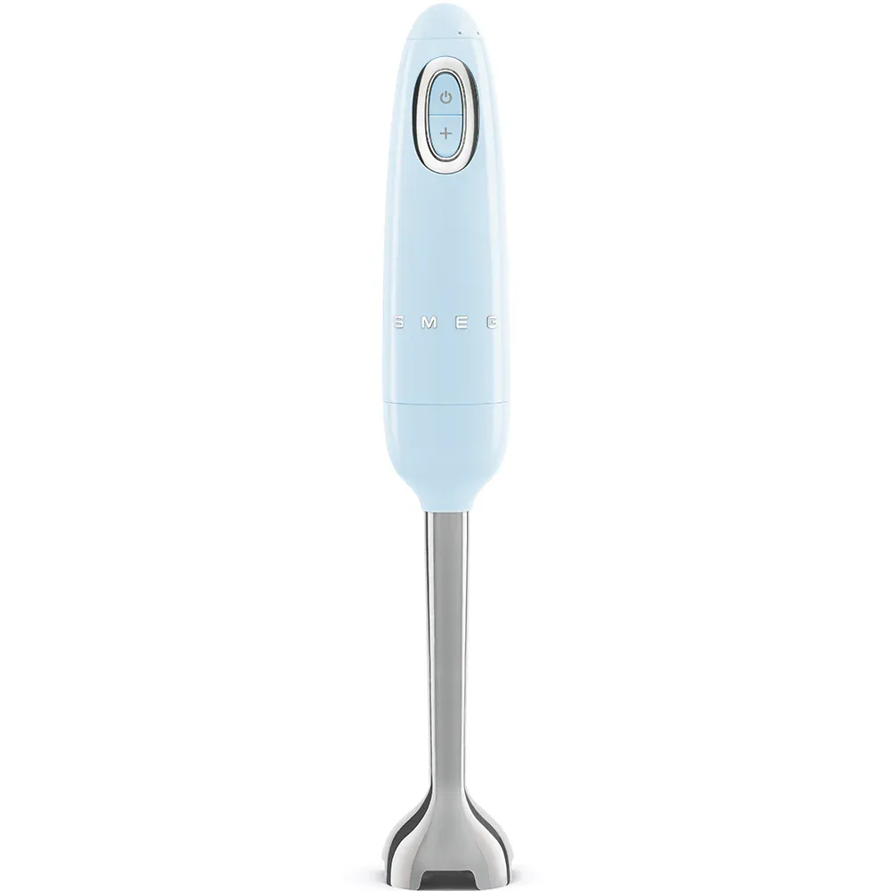 Smeg Hand Blender Retro-style Pastel Blue Glossy