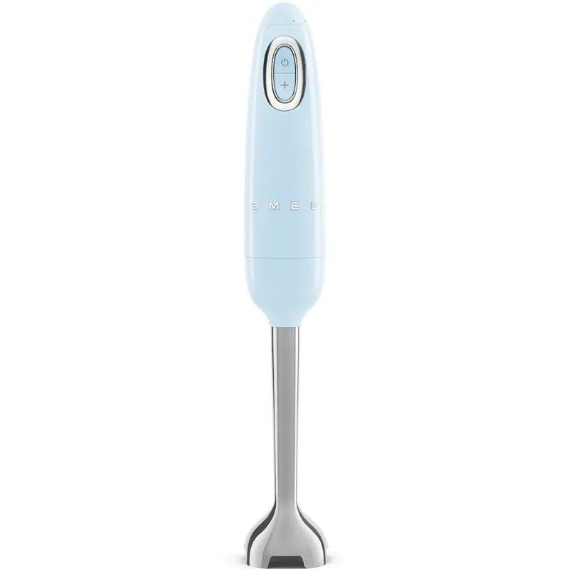 Smeg Hand Blender Retro-style Pastel Blue Glossy