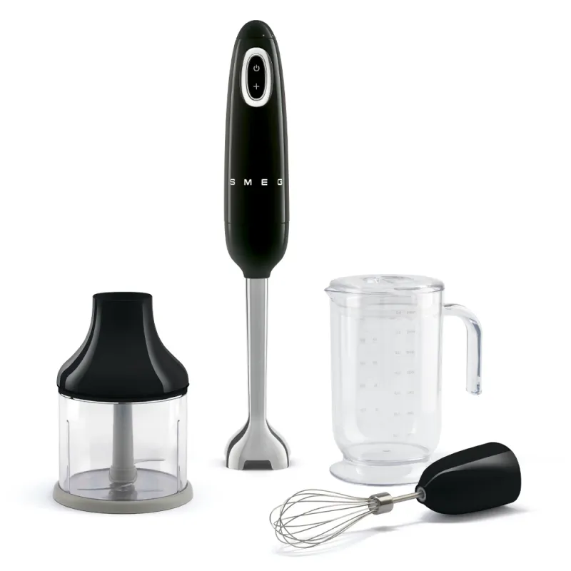 Smeg Hand Blender Retro-style Black Glossy