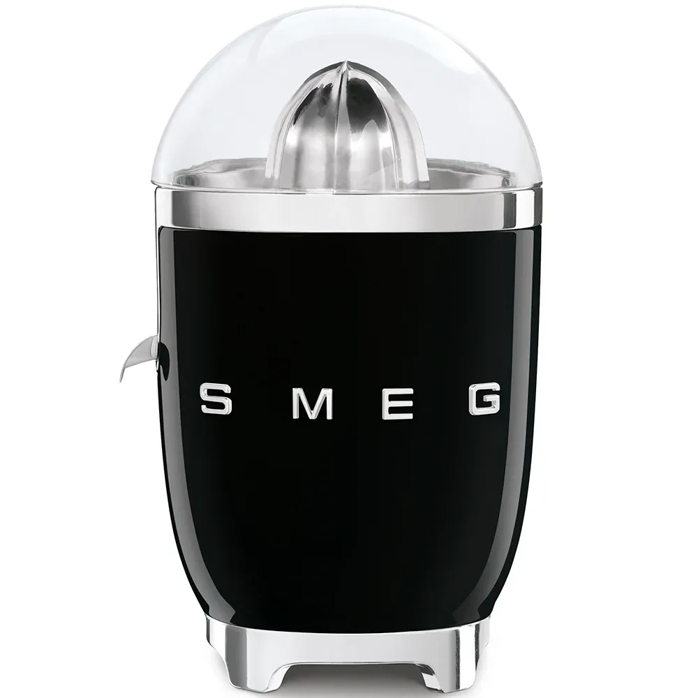 Smeg Citrus Juicer Retro-style Black Glossy