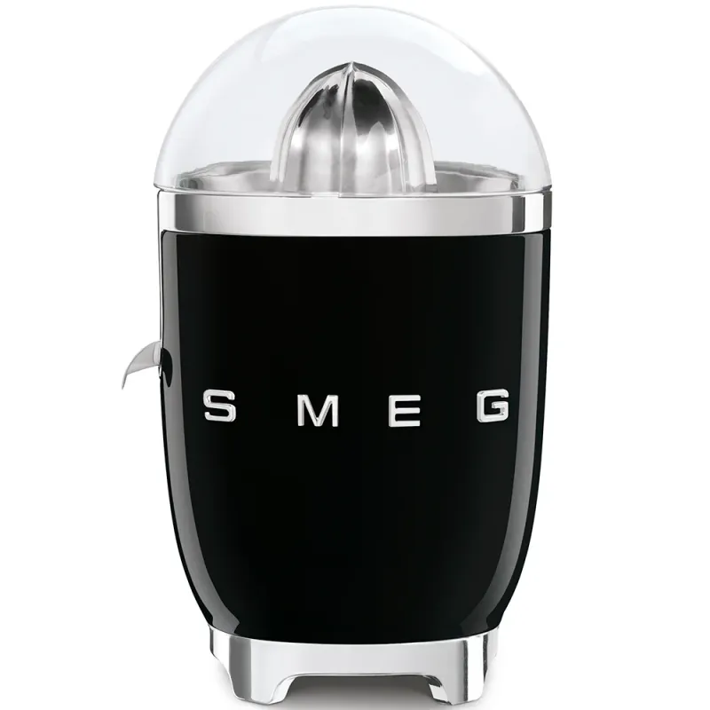 Smeg Citrus Juicer Retro-style Black Glossy