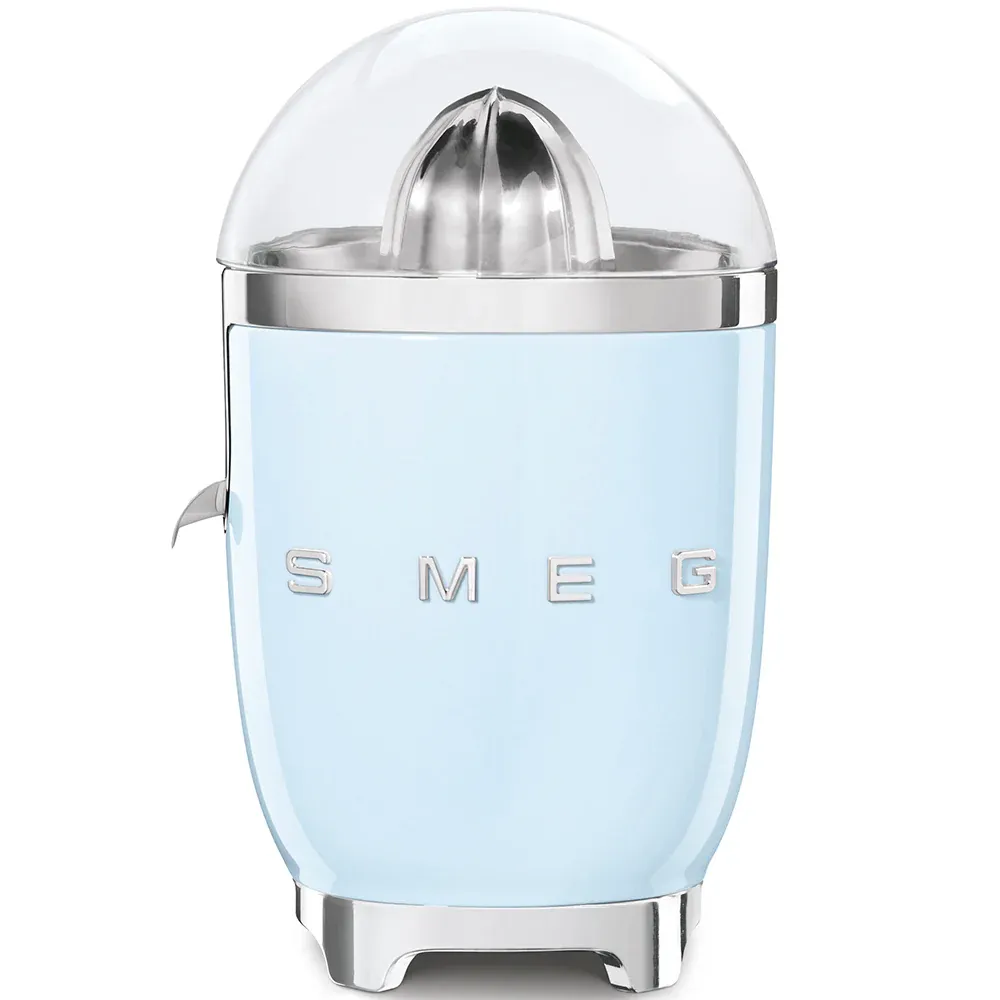 Smeg Citrus Juicer Retro-style Pastel Blue Glossy
