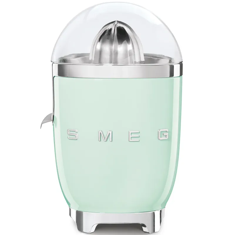 Smeg Citrus Juicer Retro-style Pastel Green Glossy