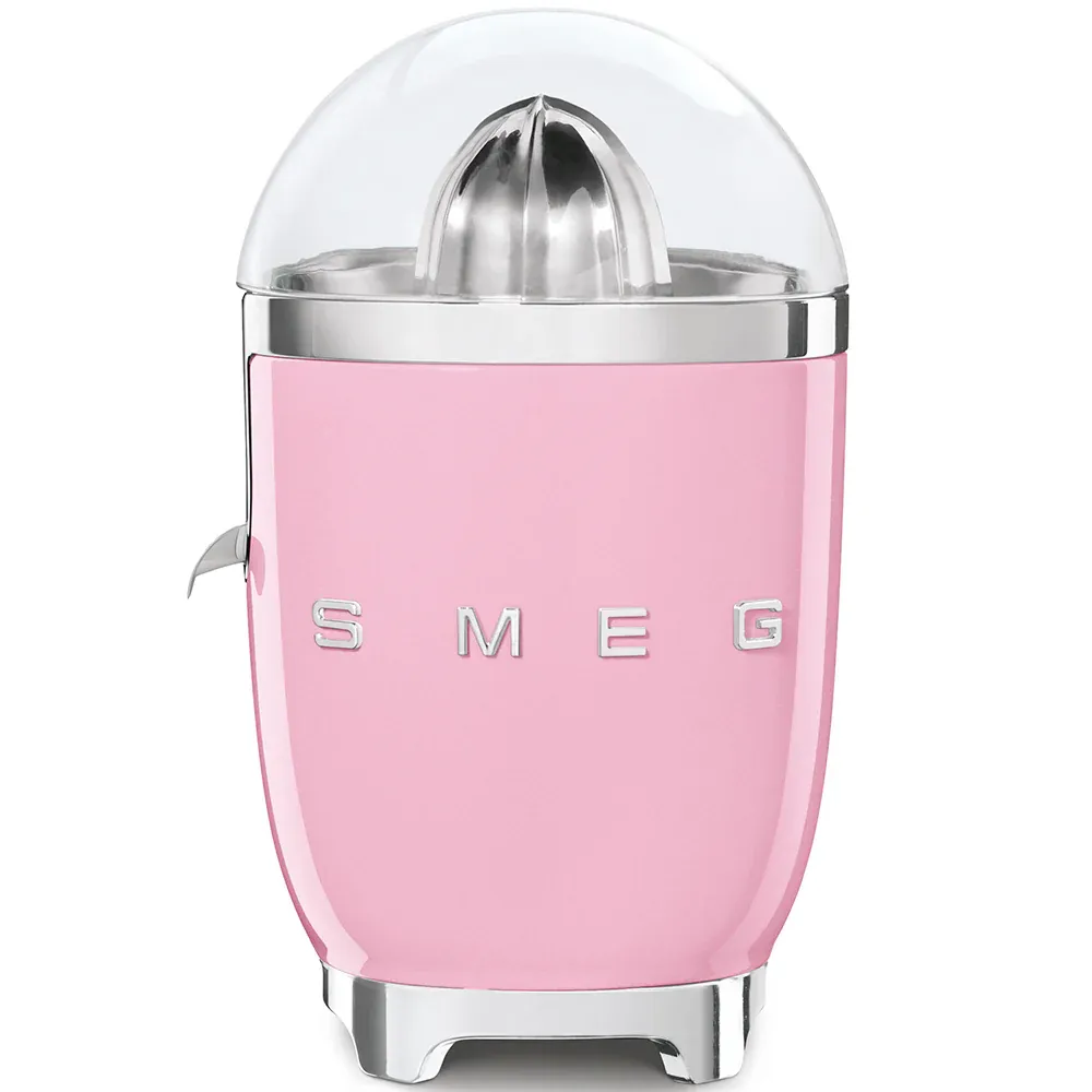 Smeg Citrus Juicer Retro-style Pink Glossy