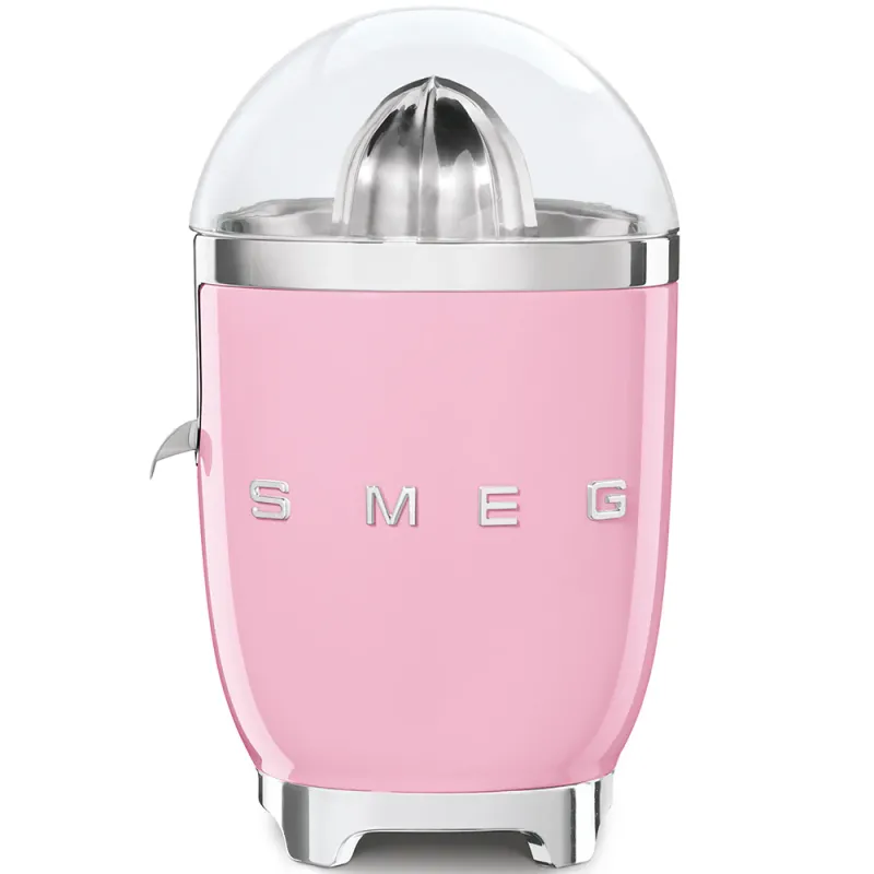 Smeg Citrus Juicer Retro-style Pink Glossy